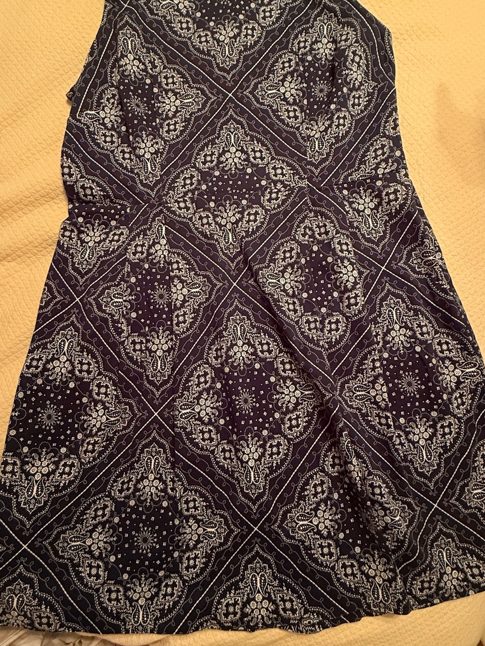 Tommy Hilfiger Navy Printed Circle Skirt
